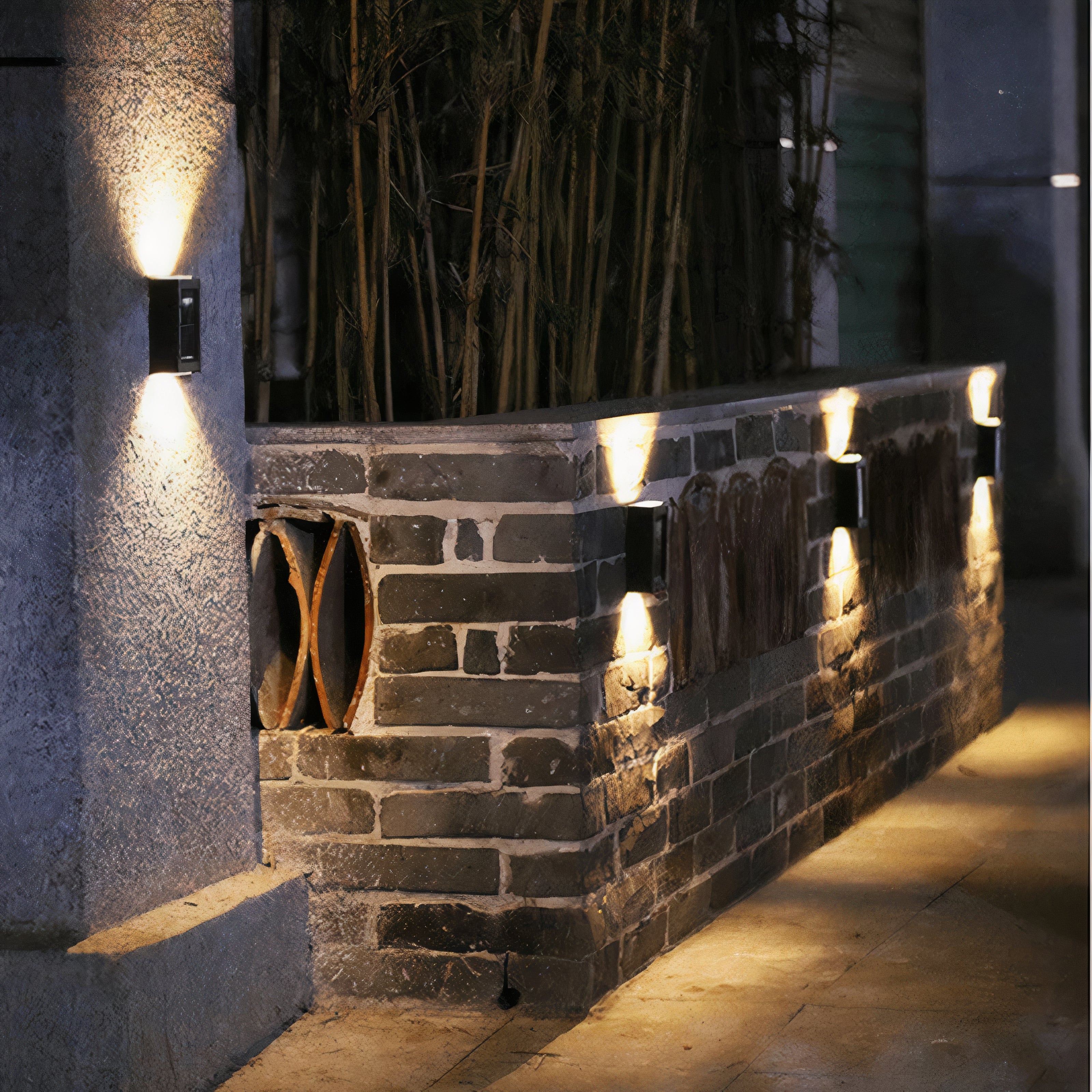 SolarLuxe I LED Wandlamp op Zonne-energie – Automatische Werking