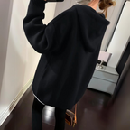 Hoodie Fleece Zacht Grijs Voor Warme Knusse Comfort