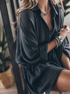 Dames Casual Losse Fit Shirt Jurk