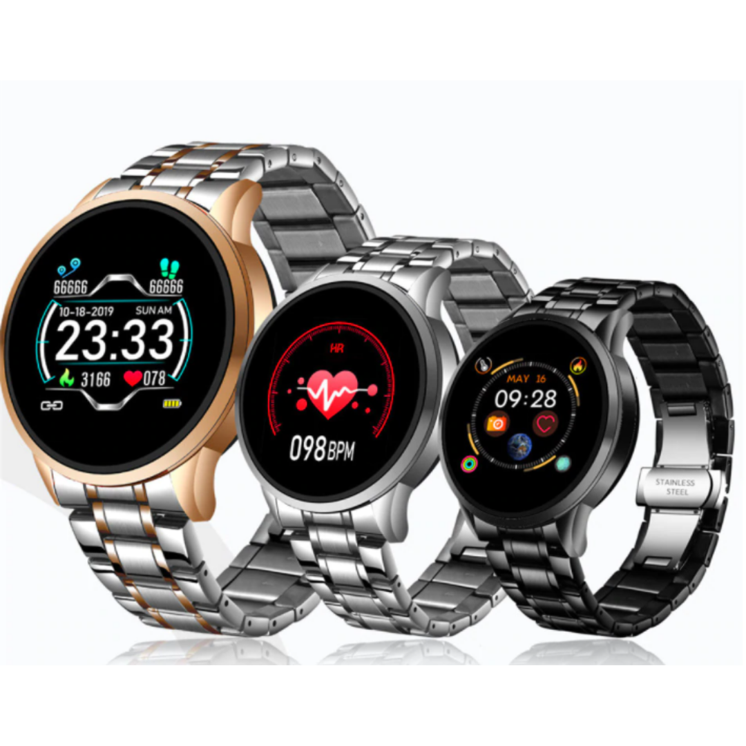 Classic Smartwatch | Klassieke Looks met Hedendaagse Technologie voor Gezondheid en Connectiviteit