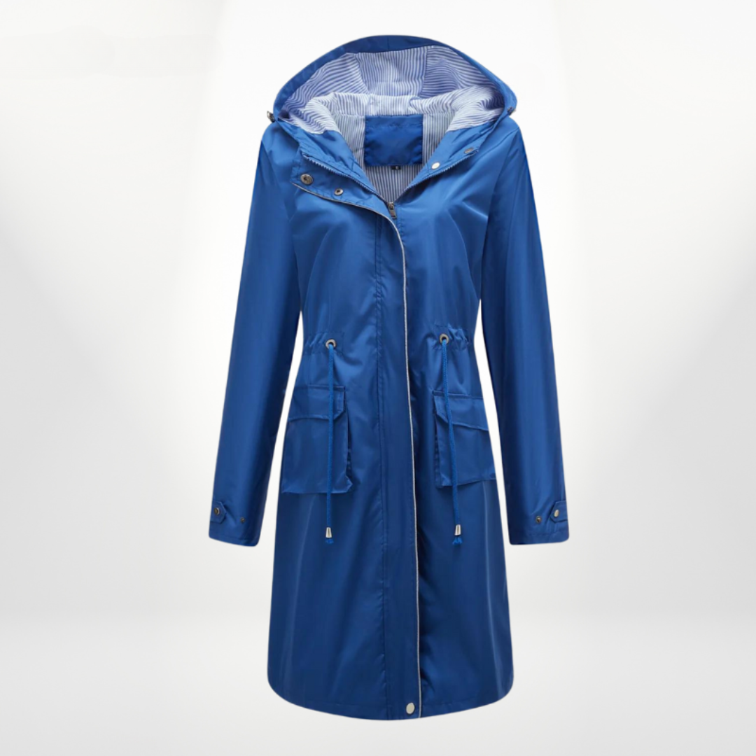 Waterdichte Trenchcoat Dames Tot Kniehoogte Lichte Stof