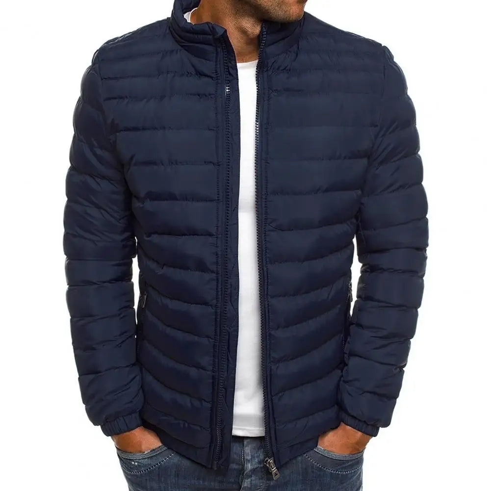 Heren Winter Puffer Jas – Warme Gewatteerde Winterjas