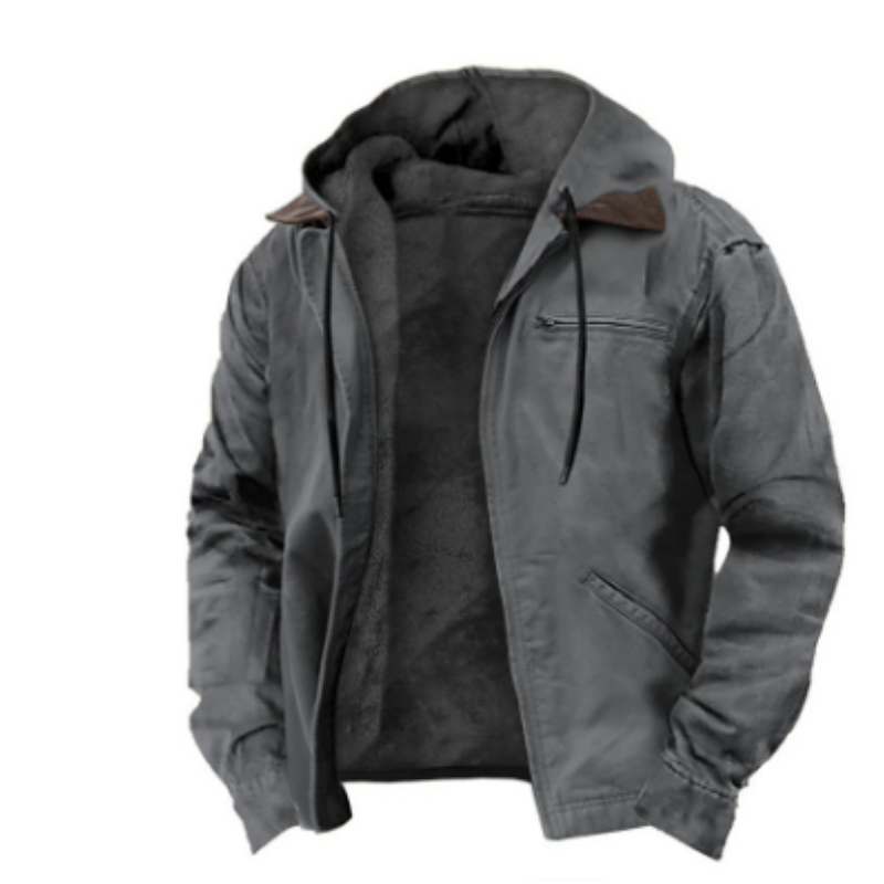 Heren Klassieke Hoodie Warm Regenjas