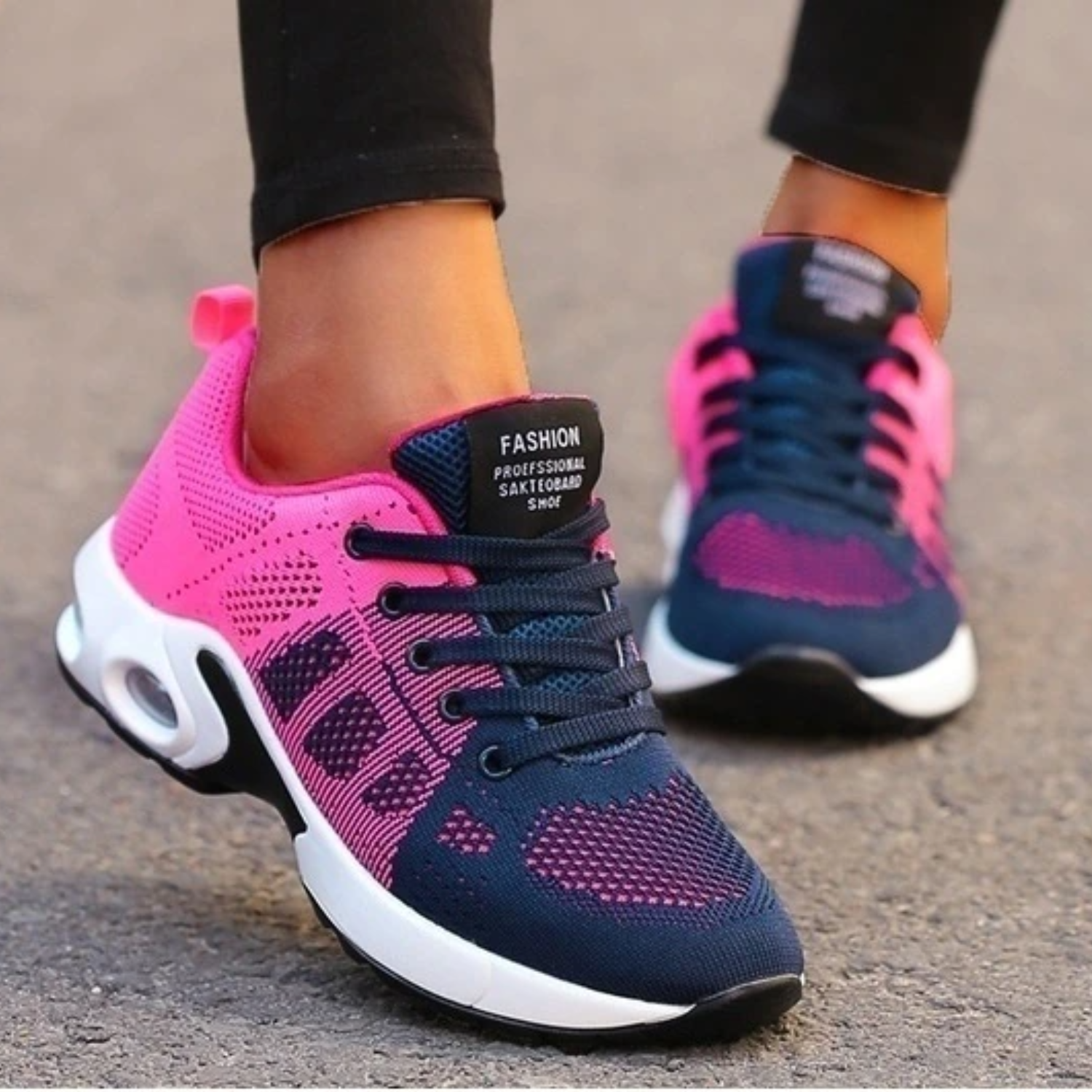 Dames Hardloopschoenen Lichtgewicht Ademend Mesh Bovenwerk