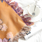 Bloeiende Bloemen Tassel Deken