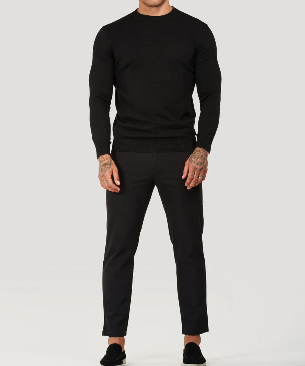 Marino Essentiële Crewneck Sweater voor Heren en Dames