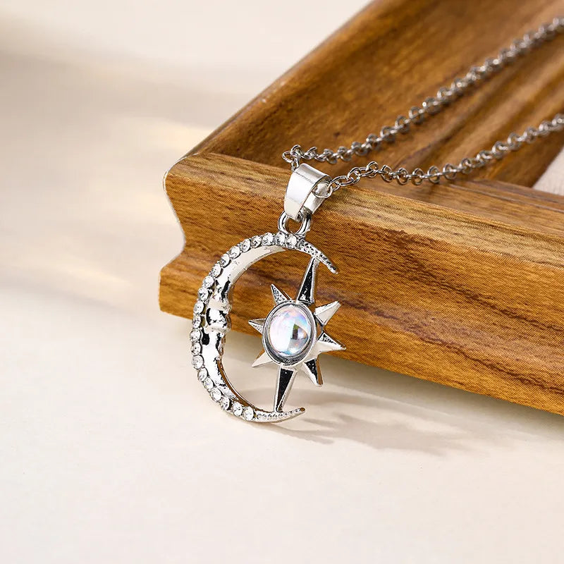Maansteen - Hangerketting