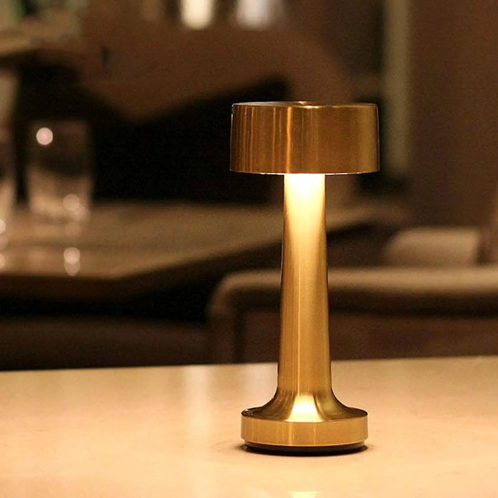 Vintora – Retro Bar Tafellamp – Stijlvolle Tafellamp met Dimfunctie