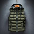Bodywarmer Met Capuchon Zwart Warmte En Praktisch Functioneel