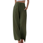 Adeline - Elegante Broek van Katoen en Linnen voor Zomer