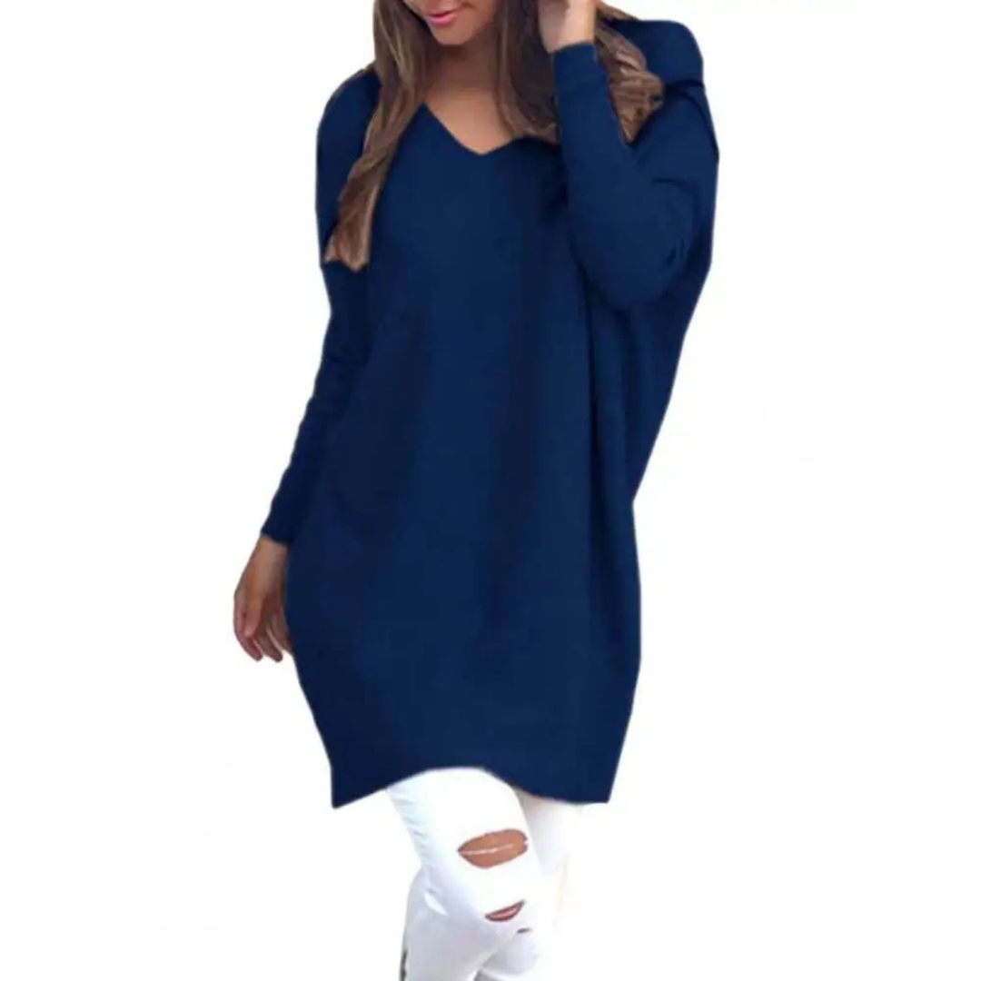Dames Oversized Trui Pullover - Comfortabel en casual met V-hals