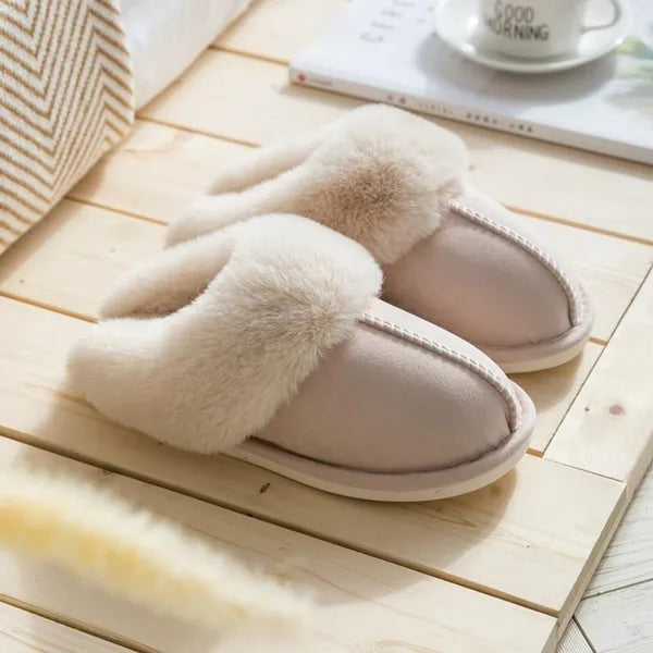 Sloffen Met Bont Zachte Comfortabele Voor Thuis Knus - Sloffen - Pantoffels