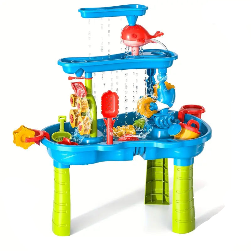 Zand En Watertafel Met Drie Lagen Speelplezier Voor Kinderen