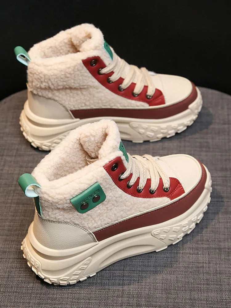 Sneeuwlaarzen Dames Met Dikke Warme Zool Voor Winter