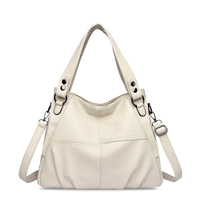 De Jennifer Handtas Vegan Leer Met Afneembare Strap En Zwart Hardware