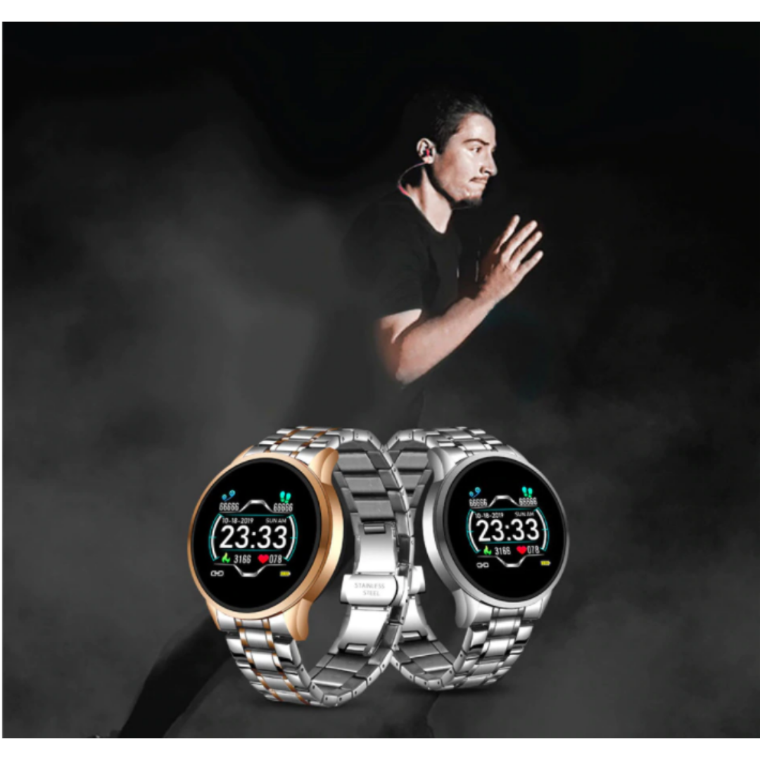 Classic Smartwatch | Klassieke Looks met Hedendaagse Technologie voor Gezondheid en Connectiviteit