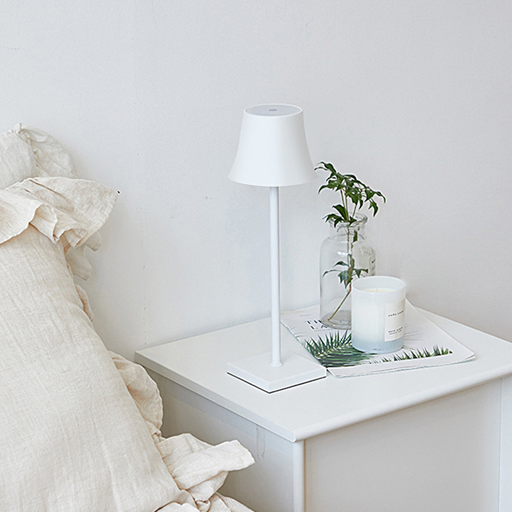 LumaGlow I Draadloze Dimbare Tafellamp – USB Oplaadbaar, Modern Design