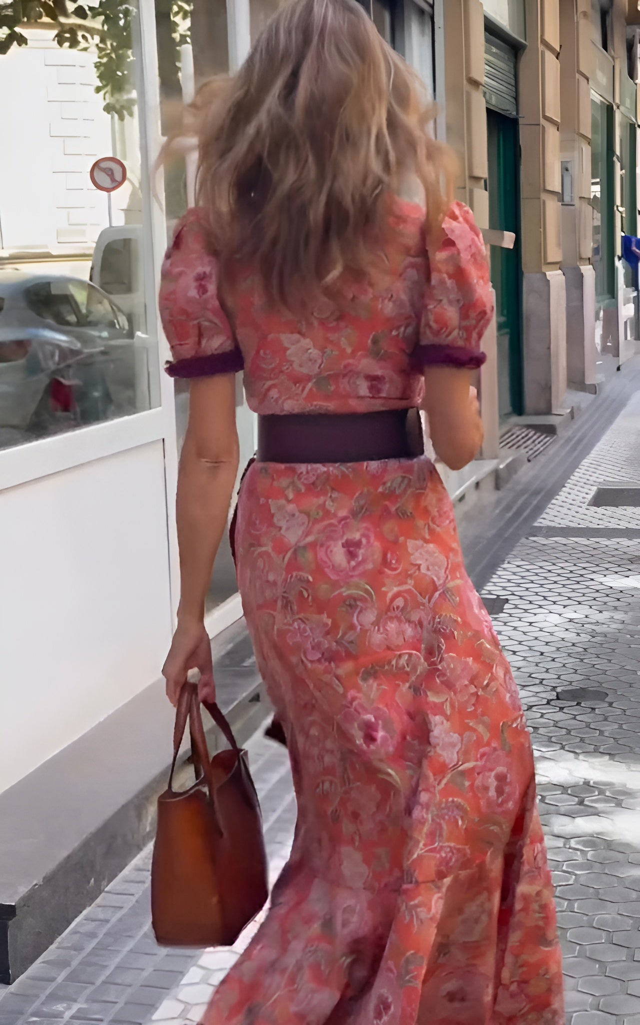 Maxi Jurk Roze Met Korte Mouwen Flatterend Tijdloos Ontwerp