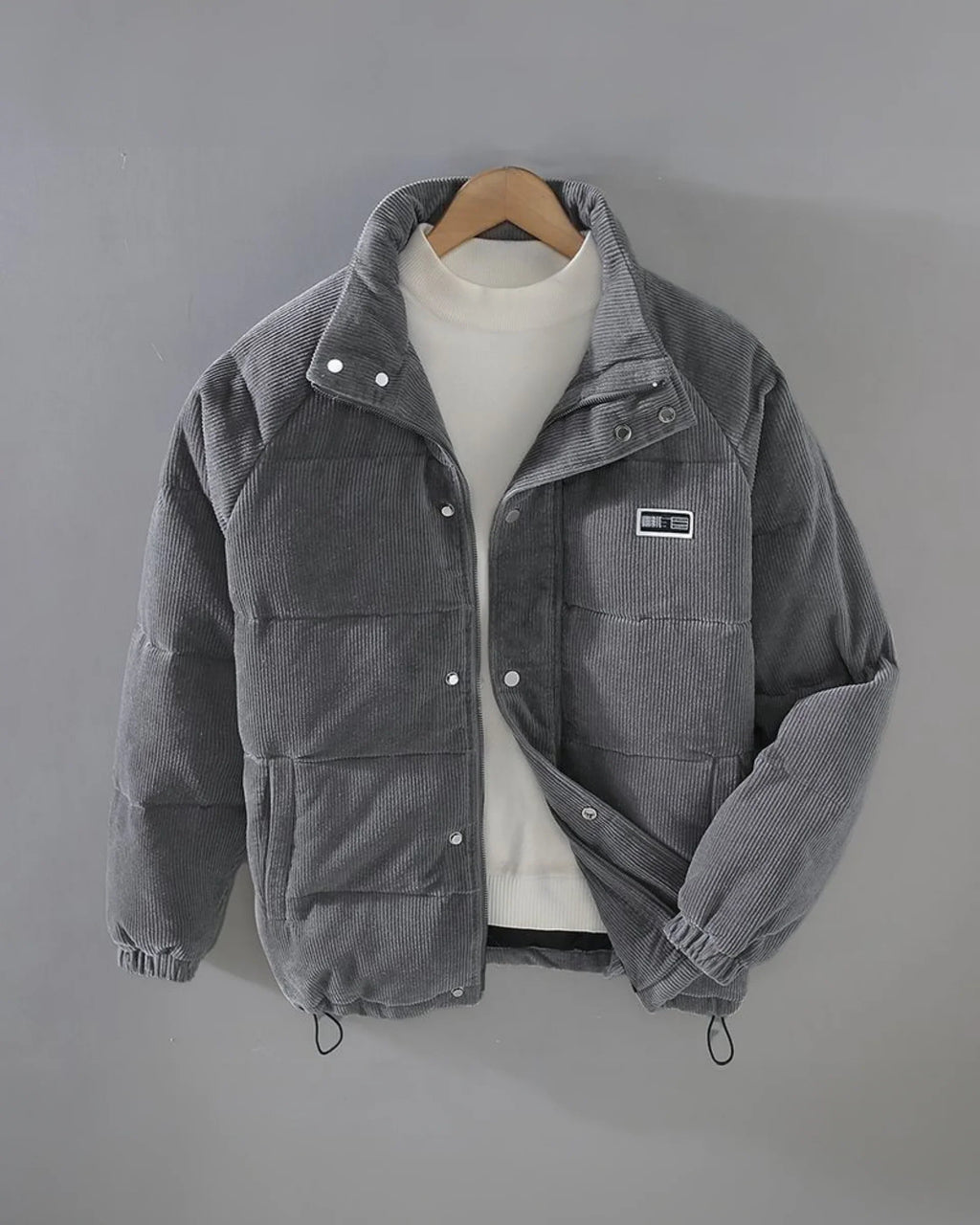 Winterjas Vintage Donkerbruin Wol Warm Functioneel Stijlvol