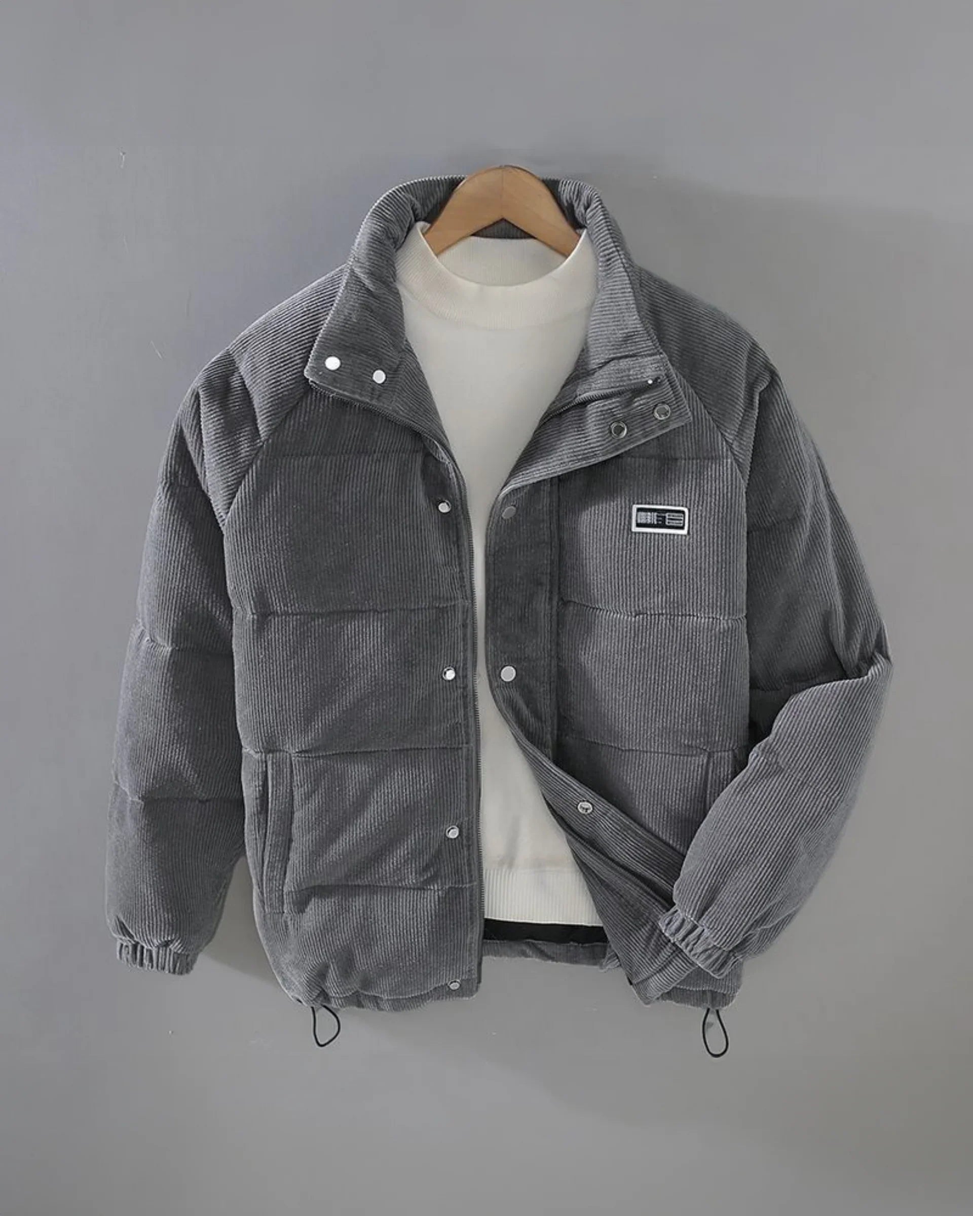 Winterjas Vintage Donkerbruin Wol Warm Functioneel Stijlvol