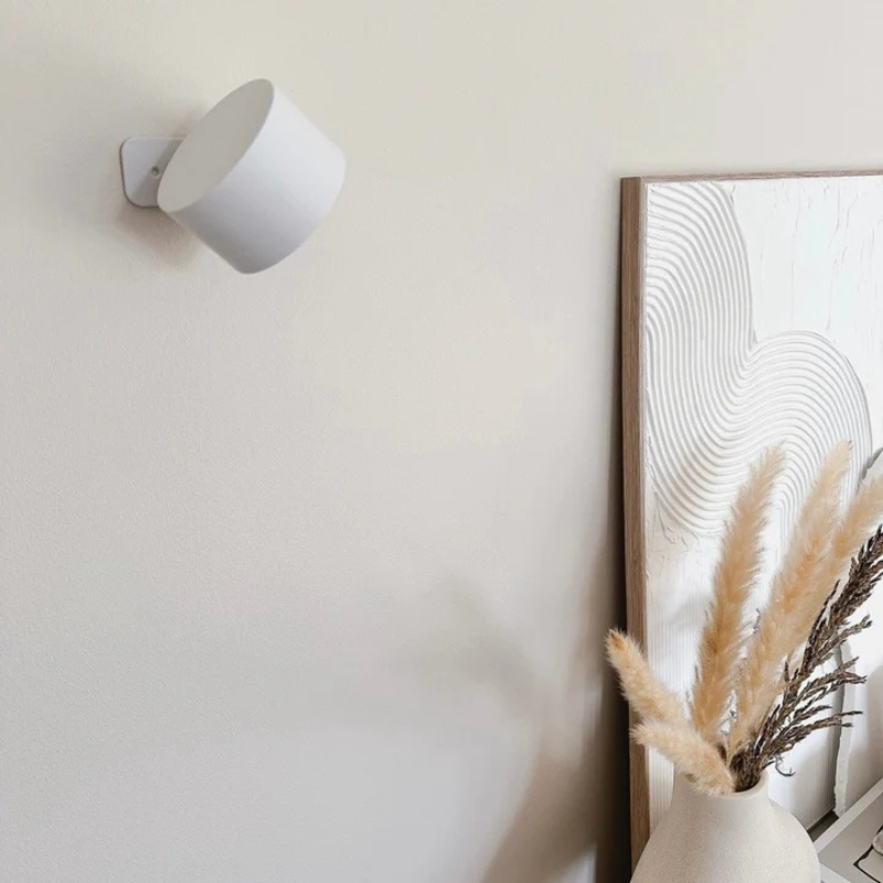 InfiniteGlow I Draadloze Dimbare LED Wandlamp met 360° Draaifunctie