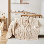 Gekruiste Pluche Velours Bankhoes
