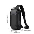 Anti-diefstal crossbody tas met USB-oplader – Veilig, stijlvol en functioneel