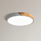 Delos - Scandinavische Houten LED Plafondlamp