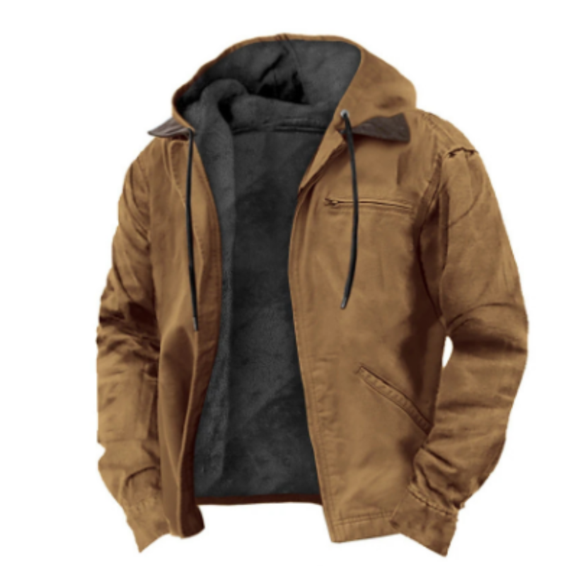 Heren Klassieke Hoodie Warm Regenjas