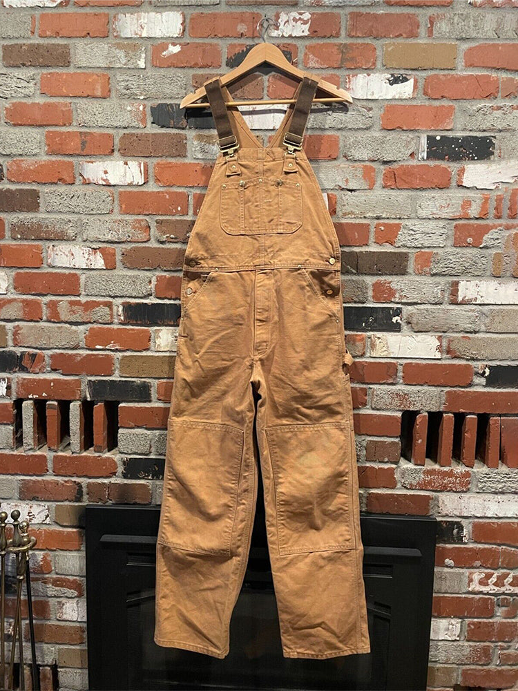 Heren Duck Bib Overall Canvas Werkkleding Dungarees