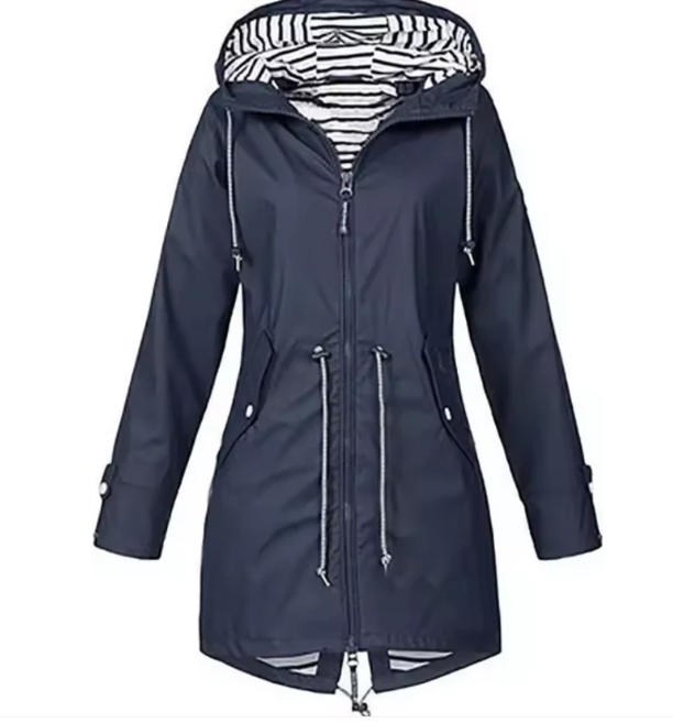Waterdichte Jas Met Capuchon Lichtgewicht Pasvorm Comfort - Winterjas Dames