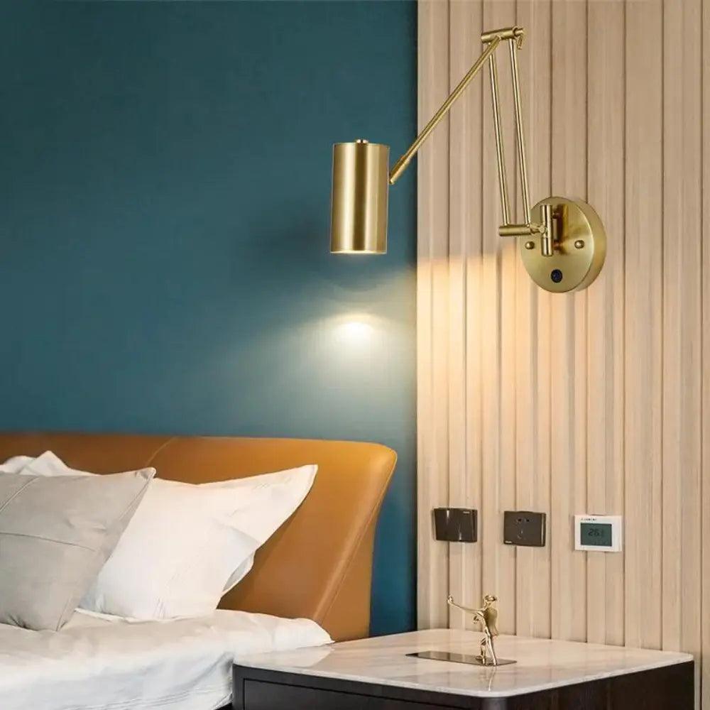 Vejr Lys Wandlamp – Luxe Afwerking met Gouden Details