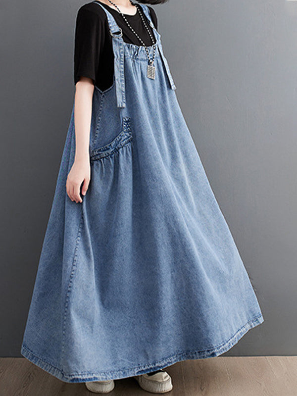 Losse Denim Draagjurk