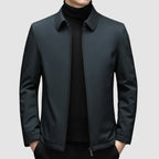 Donsjack Donkerblauw Donzen Vulling Maat M Comfortabel