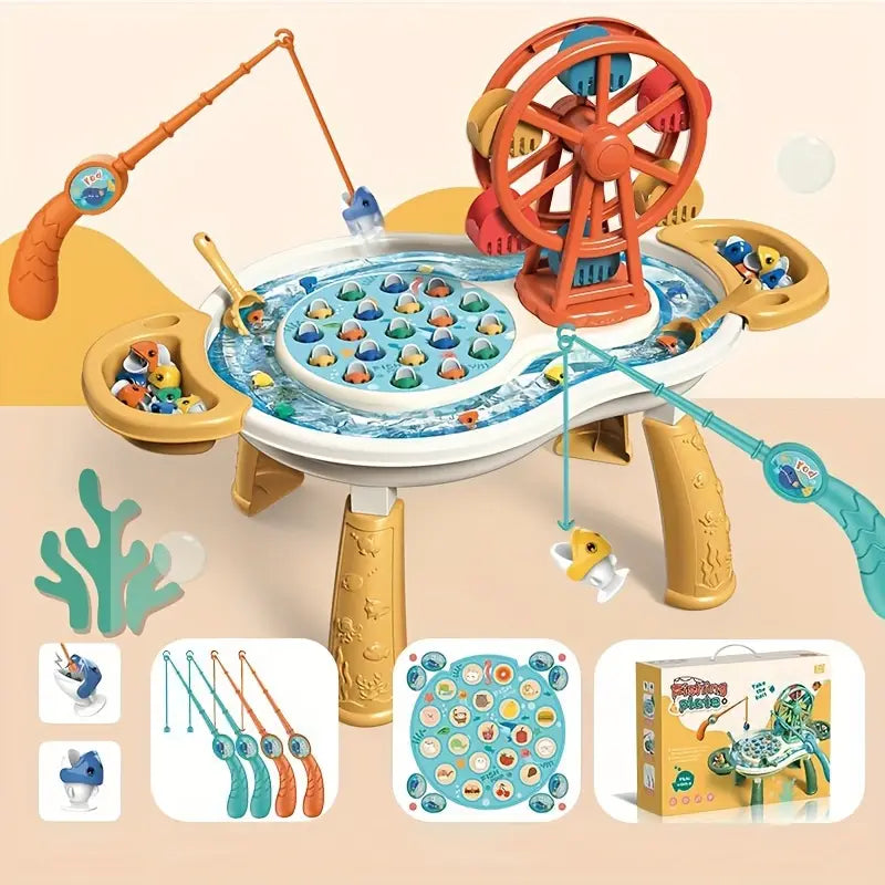 Water Speeltafel Met Magnetische Visjes, Kleurrijk Educatief
