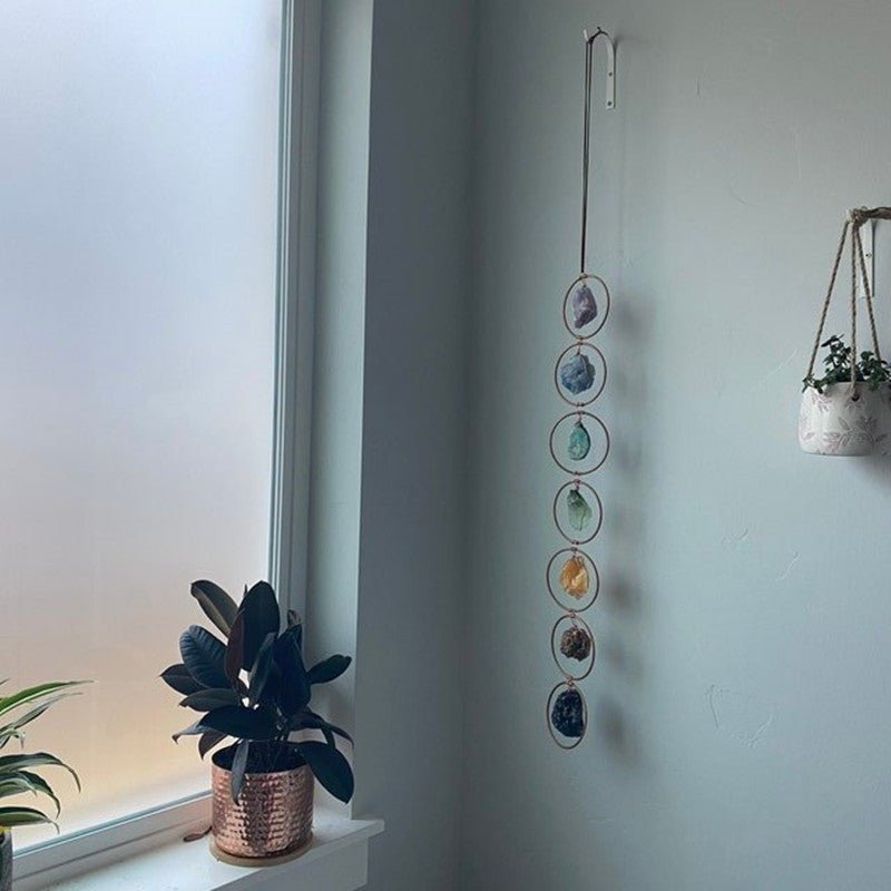 7 Kristallen Genezing Edelsteen Wanddecoratie voor Thuis