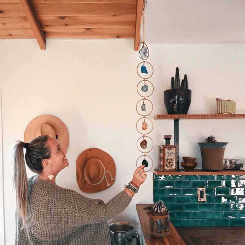 7 Kristallen Genezing Edelsteen Wanddecoratie voor Thuis