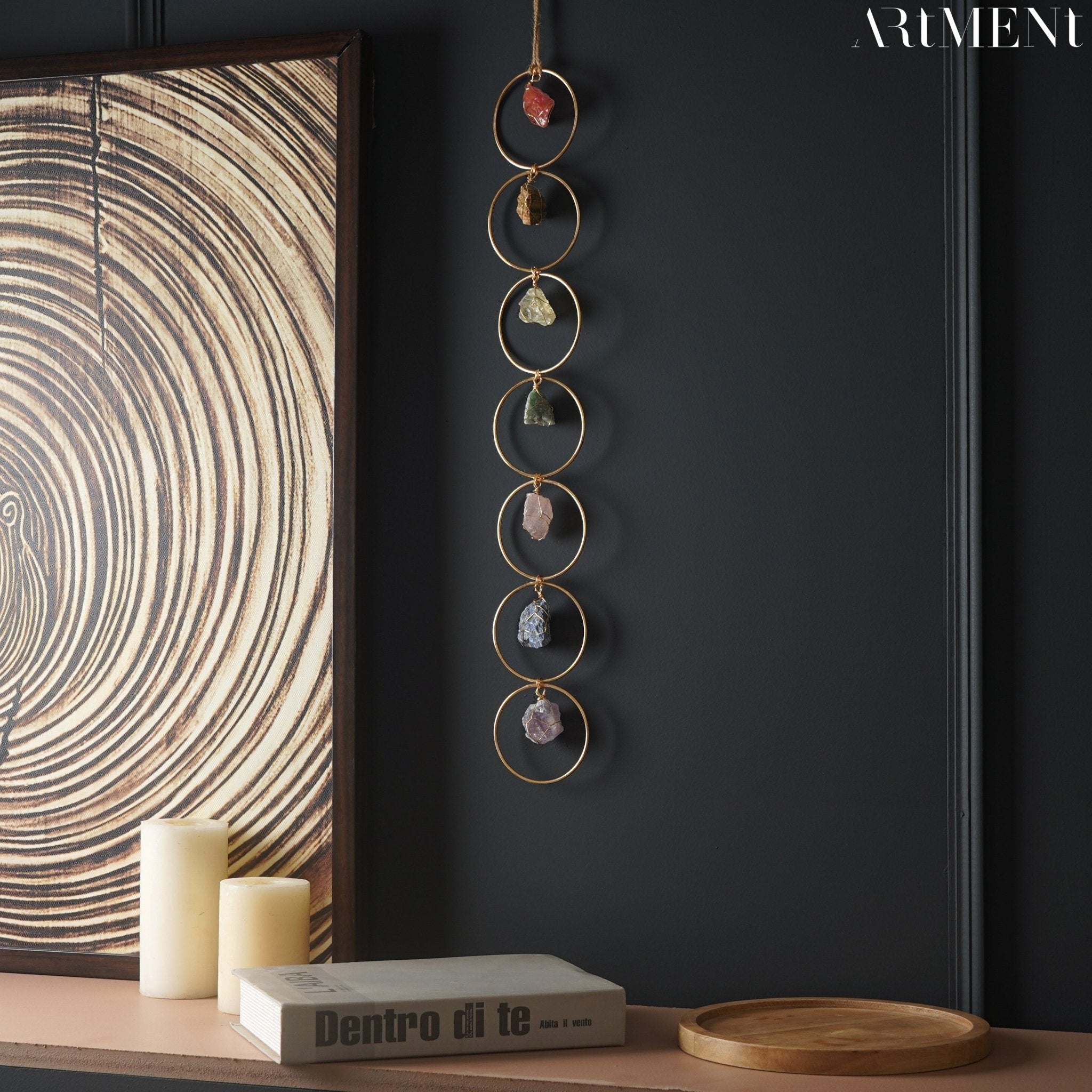 7 Kristallen Genezing Edelsteen Wanddecoratie voor Thuis