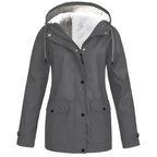 Regenjas Polyester Met Fleecevoering Voor Winterregen