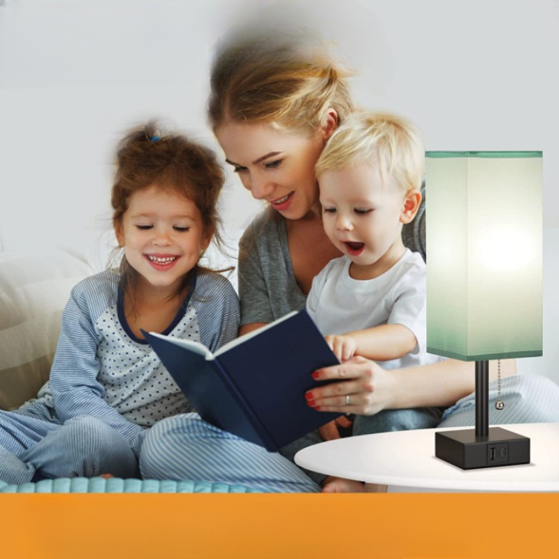 FlexiLamp - Dimbare Tafellamp met 3 Kleurtemperaturen en USB Oplaadpoorten