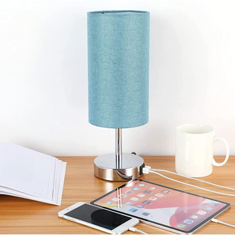 TouchEase - Dimbare Tafellamp met USB-poorten