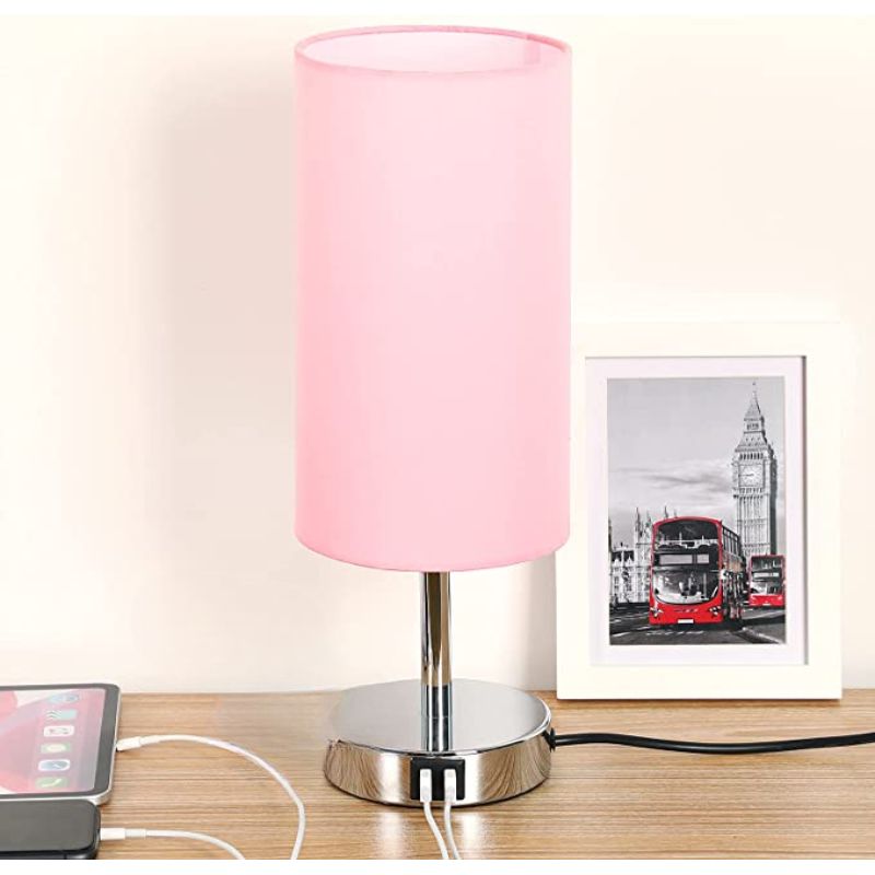 TouchEase - Dimbare Tafellamp met USB-poorten