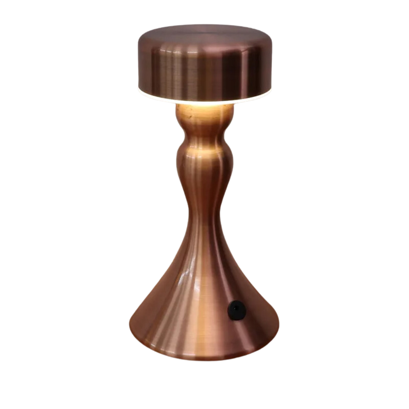 GoldenGlow - Luxe Draadloze Tafellamp met Oplaadfunctie