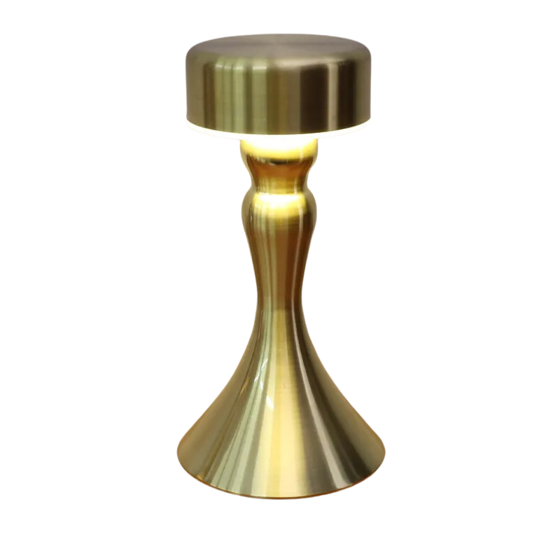 GoldenGlow - Luxe Draadloze Tafellamp met Oplaadfunctie