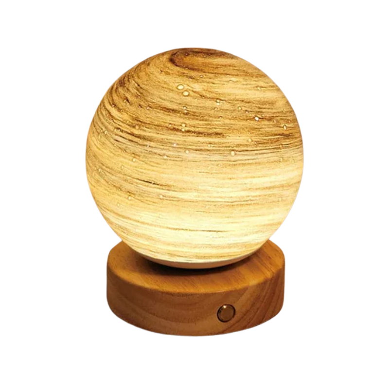LunaGlow - Artistieke Dimbare USB Maanlamp