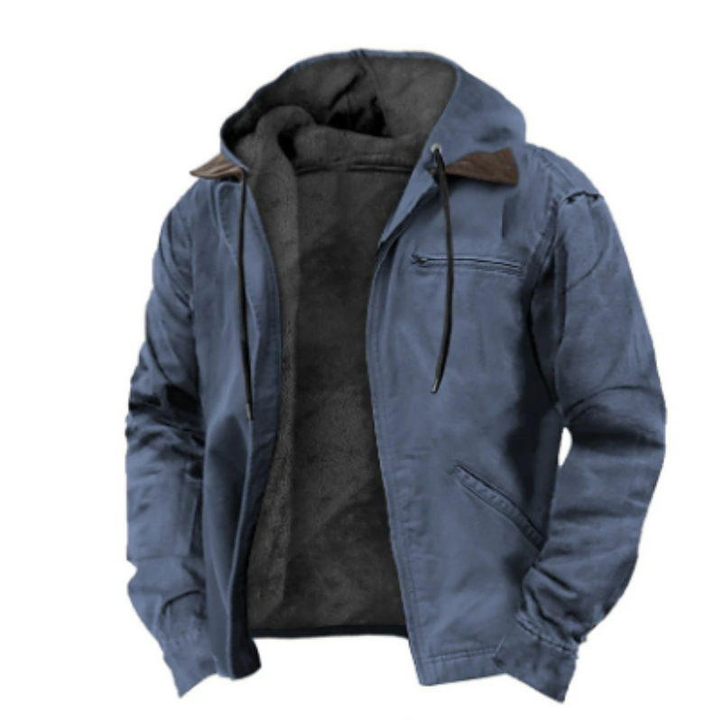 Heren Klassieke Hoodie Warm Regenjas