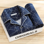 Pyjama set met Overhemd en Knoopsluiting