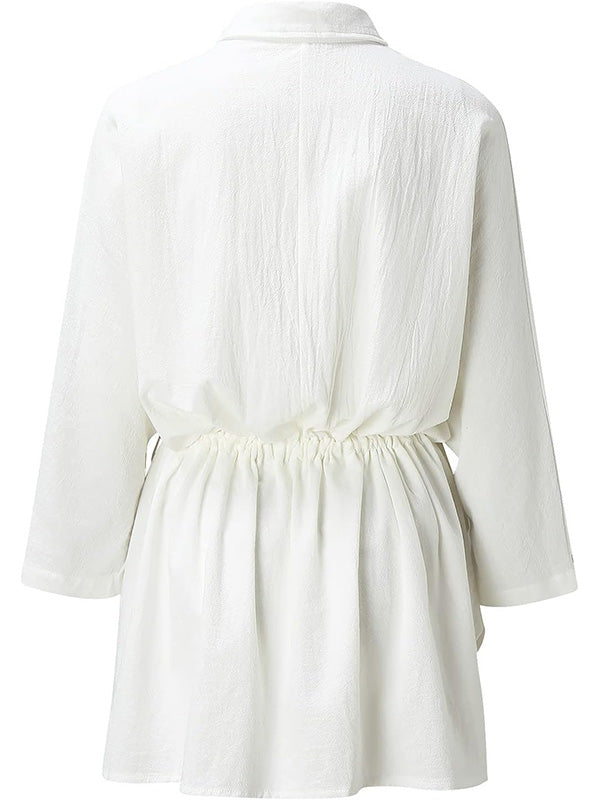Dames Casual Losse Fit Shirt Jurk