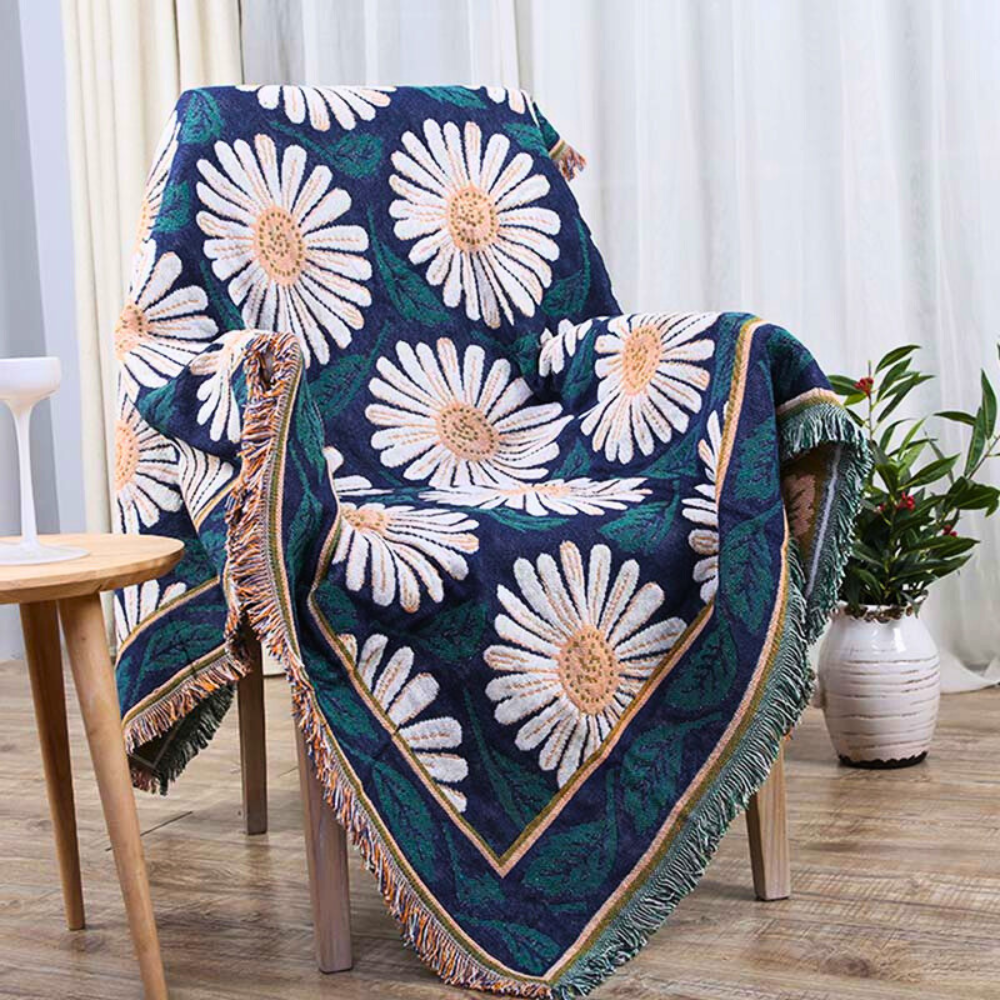 Bohemian Shiragiku Tassel Katoenen Breikleed