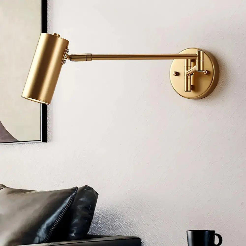 Vejr Lys Wandlamp – Luxe Afwerking met Gouden Details
